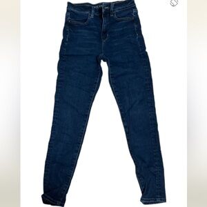 Abercrombie Dark Wash Next Level Stretch Jegging Size 4 Short